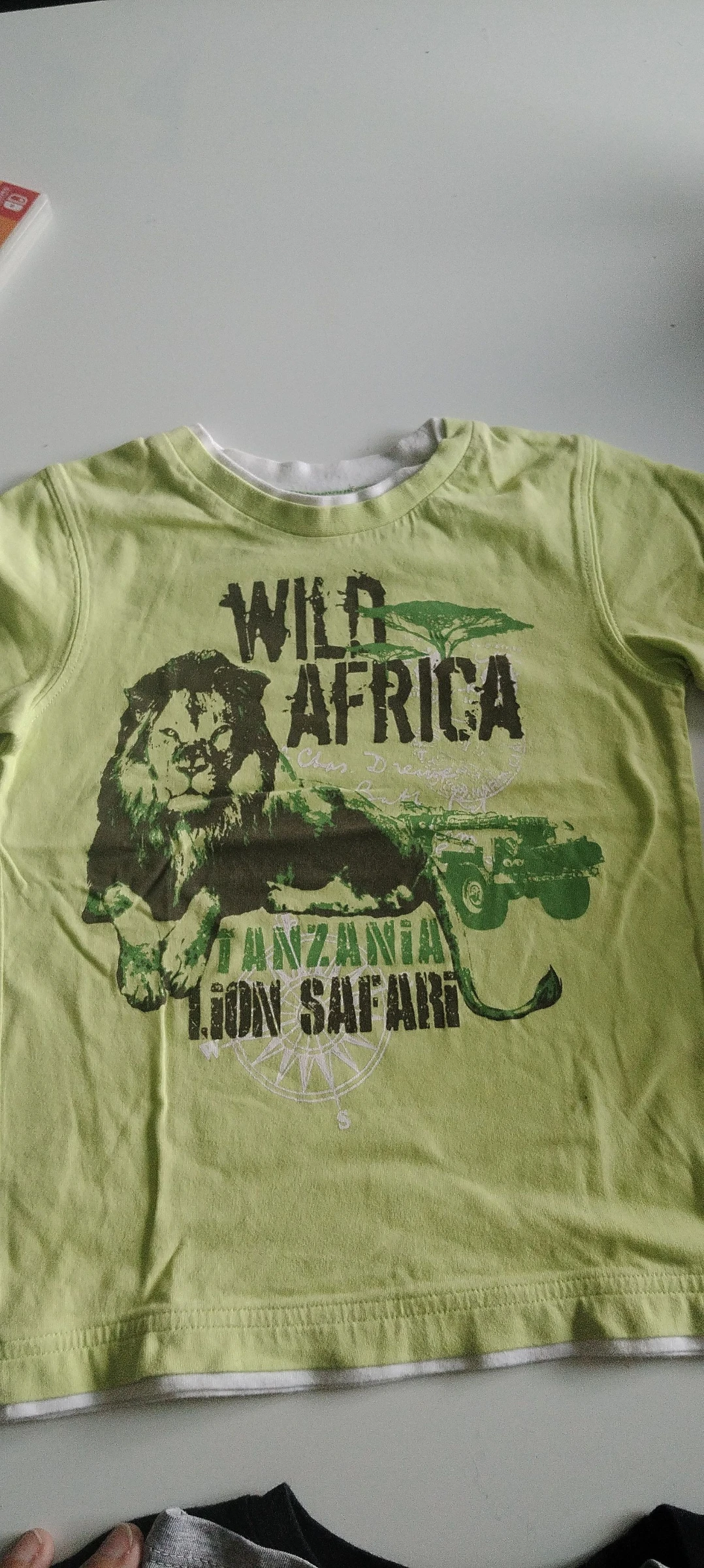T-shirt 4 ans safari
